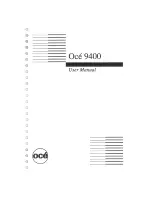 Oce 9400 User Manual preview