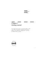 Preview for 7 page of Oce 9800 User Manual