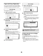 Предварительный просмотр 84 страницы Oce cm4010 System Settings Manual