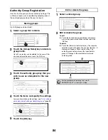 Предварительный просмотр 85 страницы Oce cm4010 System Settings Manual