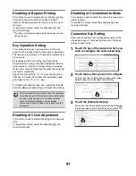 Предварительный просмотр 92 страницы Oce cm4010 System Settings Manual