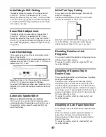 Предварительный просмотр 98 страницы Oce cm4010 System Settings Manual