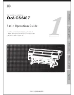 Предварительный просмотр 1 страницы Oce CS6407 Basic Operation Manual