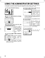 Предварительный просмотр 6 страницы Oce im4512 Settings Manual