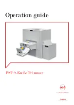 Oce P2T Operation Manual preview