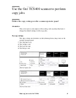 Preview for 61 page of Oce TCS400 User Manual