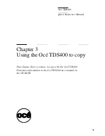 Предварительный просмотр 25 страницы Oce TDS400 Quick Reference Manual