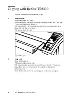 Предварительный просмотр 26 страницы Oce TDS400 Quick Reference Manual