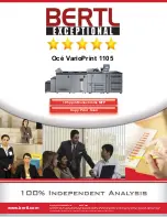 Oce VarioPrint 1105 Review Manual preview