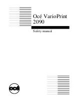 Предварительный просмотр 3 страницы Oce VarioPrint 2090 Safety Manual