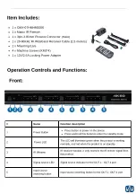 Предварительный просмотр 3 страницы Ocean Matrix OMX-07HMHM0006 Operation Manual