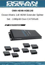 Ocean Matrix OMX-HDMI-HDB1X8 Operation Manual preview