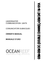 Ocean Reef GSM Owner'S Manual предпросмотр