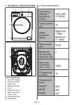 Предварительный просмотр 12 страницы Ocean WFO 1071 WL S User Manual