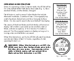 Предварительный просмотр 11 страницы Oceanic ATOM Operating Manual
