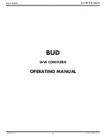 Oceanic BUD Operating Manual preview