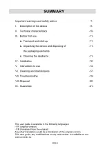 Preview for 36 page of Oceanic OCEACCF99W3 Instruction Booklet