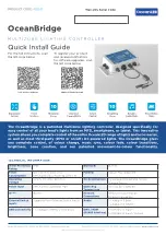 Предварительный просмотр 1 страницы Oceanled OceanBridge Quick Install Manual