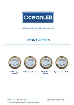 Oceanled SPORT Series Installation & Operation Manual preview