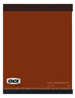 OCI WD30 Installation & Operation Manual preview