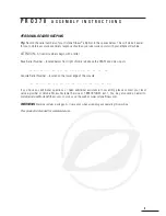 Preview for 3 page of Octane Fitness Pro 370 Assembly Manual
