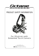 Octane Fitness PRO3700 Product Safety Information предпросмотр