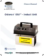 Odorox IDU Owner'S Manual preview