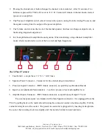 Preview for 10 page of Odyssey TM-2 Installation & User Manual