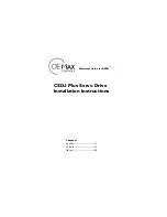 OE Max Controls CSDJ Plus Installation Instructions Manual preview