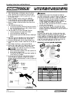 Preview for 3 page of OEM Tools 22505 Operating Instructions And Parts Manual