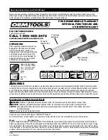 OEM Tools 24607 Operating Instructions And Parts Manual preview