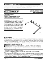 OEM Tools 24856 Operating Instructions And Parts Manual preview