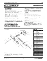 Предварительный просмотр 3 страницы OEM Tools 25818 Operating Instructions And Parts Manual