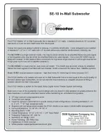 Preview for 1 page of OEM SE-10 Specification Sheet