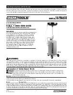 Preview for 1 page of Oemtools 87042 Operating Instructions And Parts Manual