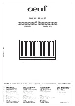 Oeuf Classic Crib Manual preview