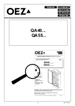 Preview for 17 page of OEZ QA40 Series Instructions For Use Manual