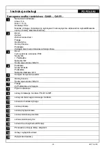 Preview for 22 page of OEZ QA40 Series Instructions For Use Manual