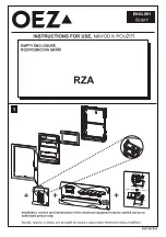 OEZ RZA Series Instructions For Use Manual preview