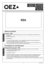 Предварительный просмотр 7 страницы OEZ RZA Instructions For Use Manual