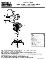 Preview for 2 page of Office Star Products 33320 Operating Instructions
