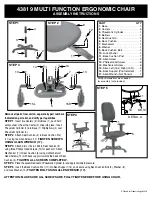 Preview for 2 page of Office Star Products 43819 Operating Instructions
