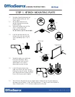 Preview for 2 page of OfficeSource PBTR60 Assembly Instructions