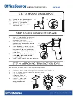 Preview for 3 page of OfficeSource PBTR60 Assembly Instructions