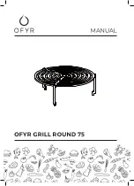 Preview for 1 page of OFYR GRILL ROUND 75 Manual