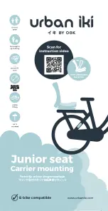 OGK Urban iki Junior seat Manual preview