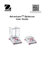 OHAUS Adventurer AX124 User Manual preview