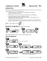 OHAUS Adventurer Pro Calibration Manual preview