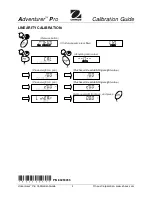 Preview for 2 page of OHAUS Adventurer Pro Calibration Manual