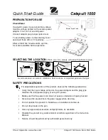 OHAUS Catapult 1000 Quick Start Manual preview